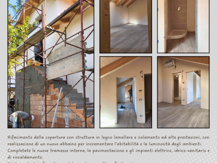 Archisio - Studio Tecnico Associato Ivaldi Carrer - Progetto Recupero di sottotetto ai fini abitativi