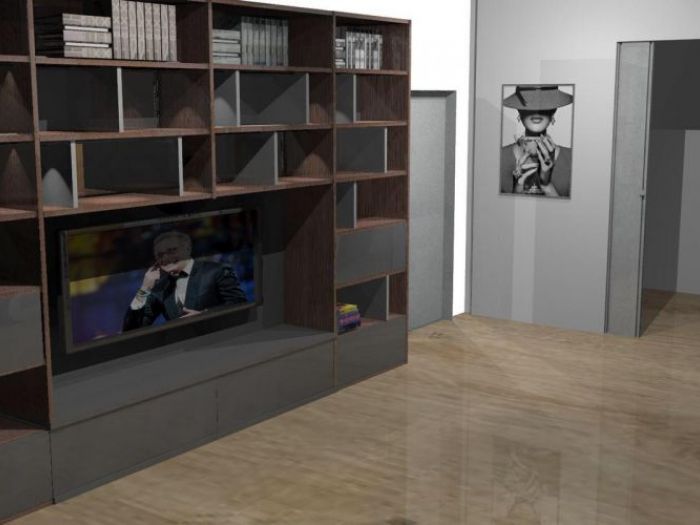 Archisio - Mhid Maiocchi House Interior Designer - Progetto Libreria