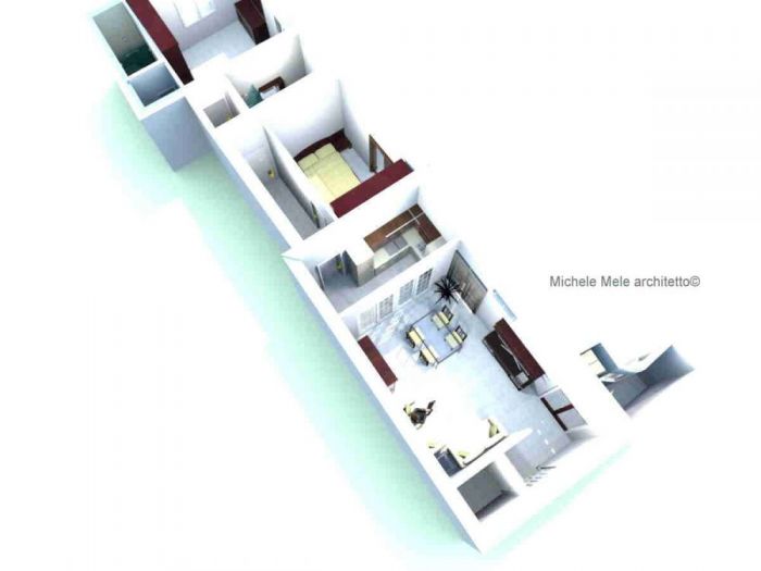 Archisio - Michele Mele - Progetto Appartamento stile moderno