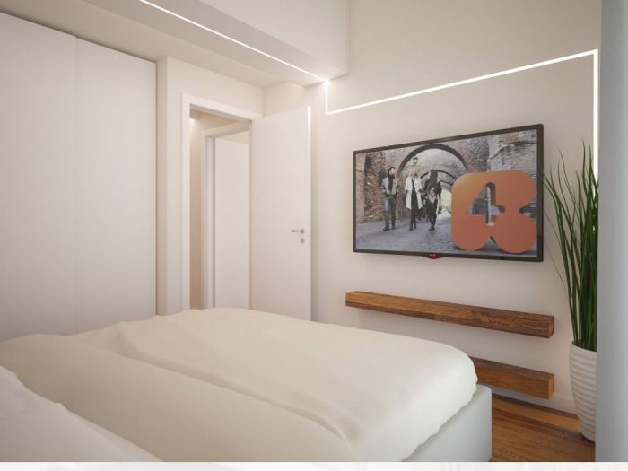 Archisio - Mc Rendering Solution - Progetto una casa su due livelli trasformabile nel tempo