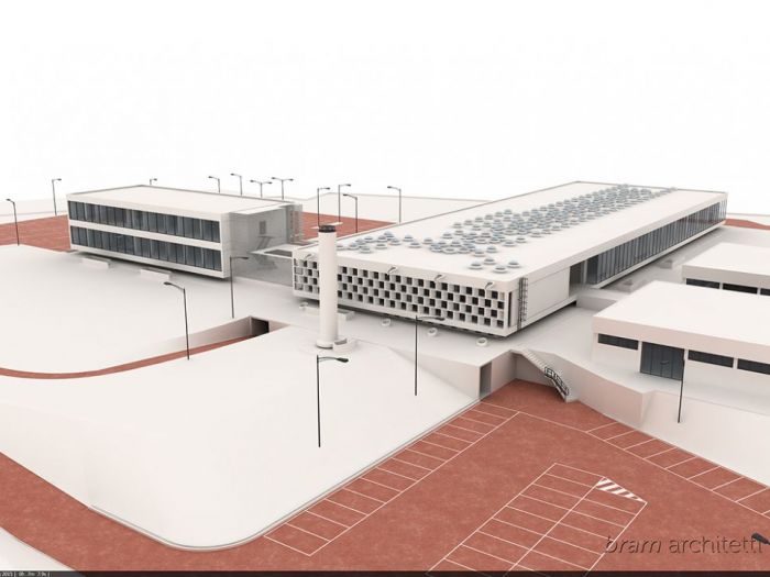 Archisio - Matteo Amela - Progetto Marxer labprogetto per ristrutturazione fabbricato industriale