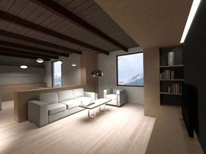 Archisio - Conzinu Desteghene Architetti - Progetto Ristrutturazione appartamento unifamiliare