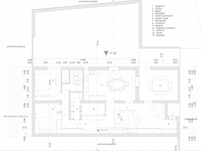 Archisio - Studio Ferretti - Progetto Ampliamento residenza lecce