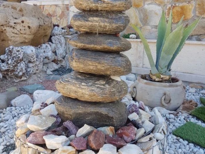 Archisio - Lg Marmi E Pietre - Progetto Fontane in pietra e granito ornamentali e cascate