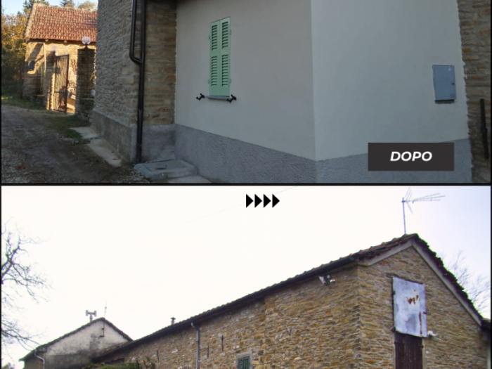 Archisio - Studio Tecnico Associato Ivaldi Carrer - Progetto Riqualificazione di un edificio rurale nelle colline del monferrato
