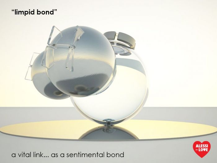 Archisio - Artifact Studio - Progetto Alessi in love concorso internazionale di idee limpid bond