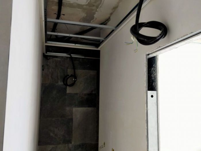 Archisio - Michele Gallo - Progetto Tubazione faretti e strip led sotto al soffitto