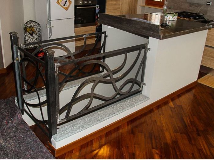 Archisio - Orangeri - Progetto Ringhiere cancelli ferro battuto arredi e pergole