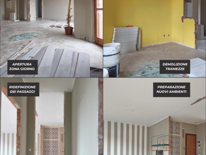 Archisio - Studio Tecnico Associato Ivaldi Carrer - Progetto Ristrutturazione interna di un appartamento ad alessandria