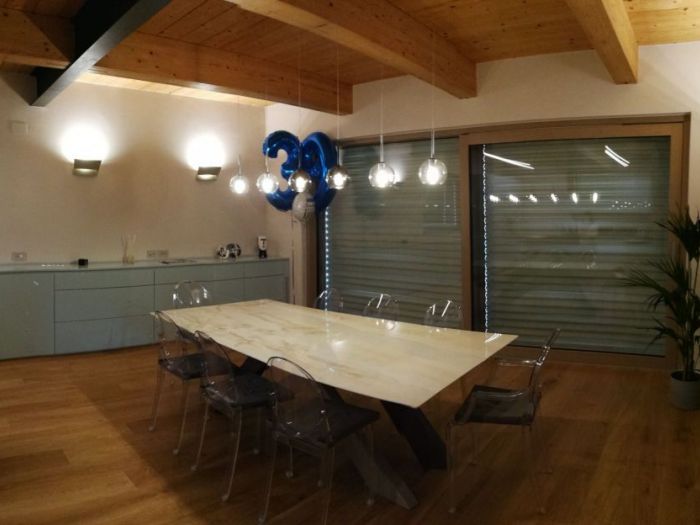 Archisio - Alessio Spinelli - Spinelli Illuminazione - Progetto Residenza privata cucinapranzo