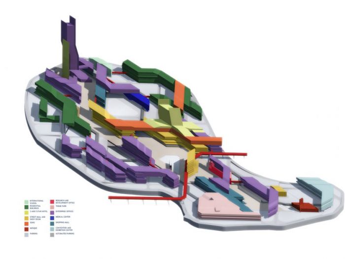 Archisio - Bicuadro - Progetto Ciberjaya city centre masterplan multimedia corridor kuala lumpur