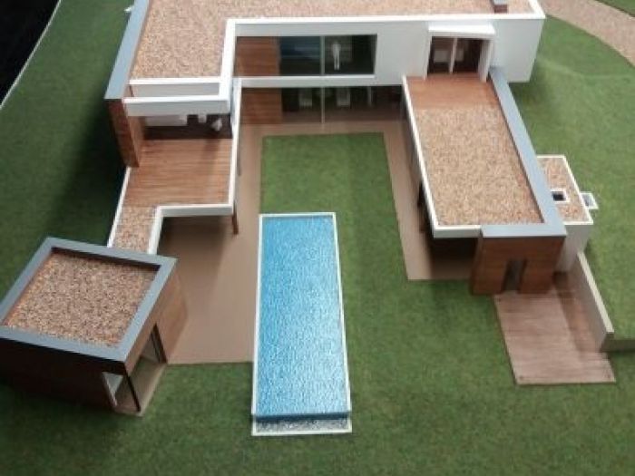 Archisio - Plastici Rocchi - Progetto Plastico villa san mauro