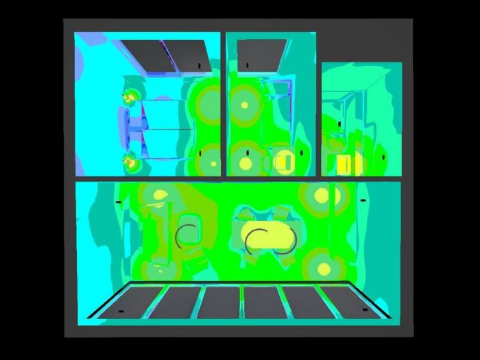 Archisio - Lampadeit Professional - Progetto Light design planning for coodo