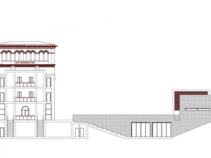 Archisio - Franco Stagni - Progetto 1997 - recupero ed ampliamento villa clemente