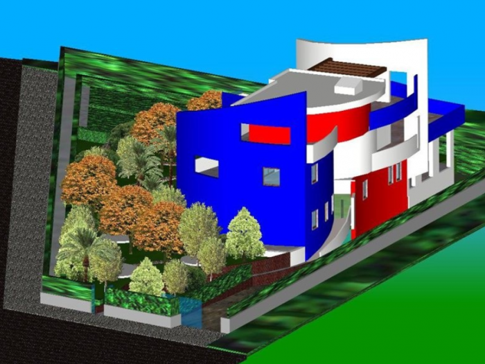 Archisio - Domenico Morolla - Progetto Progetto di scuola materna con annessa abitazione