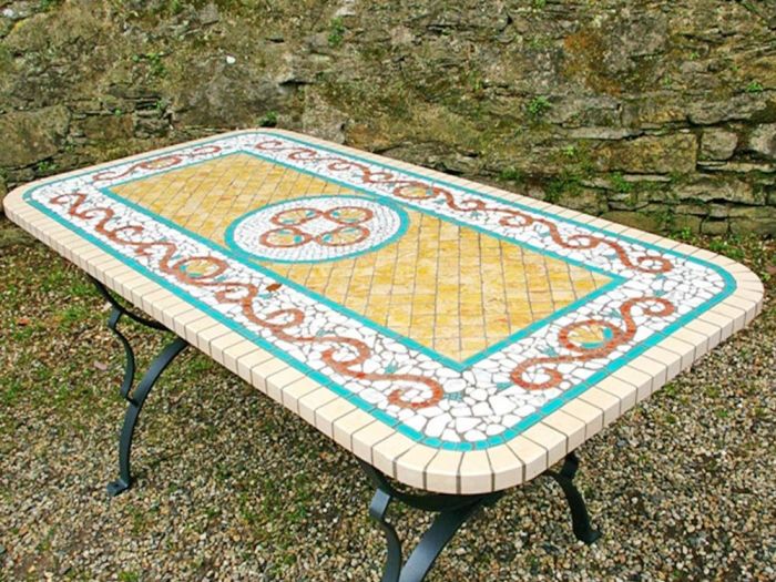 Archisio - Il Fauno Mosaici - Progetto Tavoli particolari lavori su misura