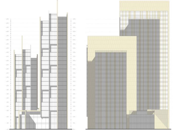 Archisio - Bicuadro - Progetto Post bank towers ulaanbaatar