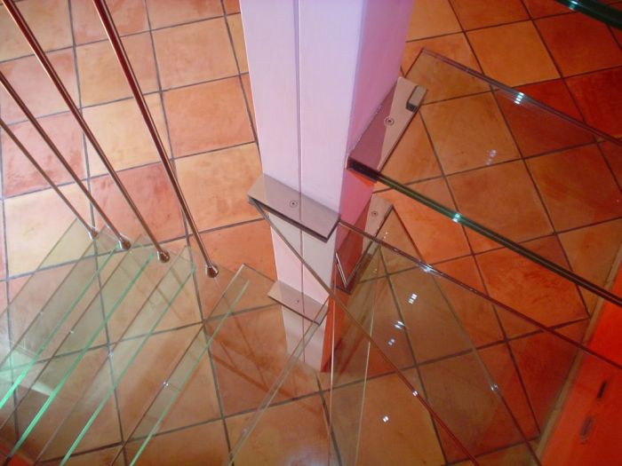 Archisio - Vetreria Calasso - Progetto Scale ringhiere e sabbiatura