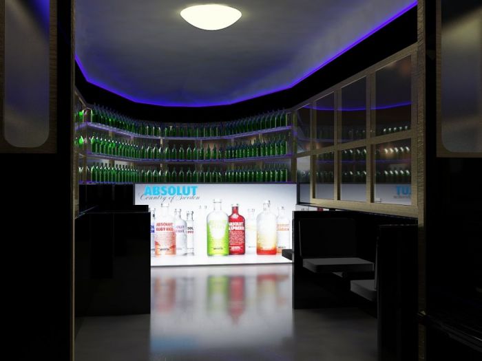 Archisio - Luxurysign - Progetto Tram tram serie di tram progettati per la realizzazione di negozi mobili versione a carrelli e bardiscoteche versione jumbo Atm milano