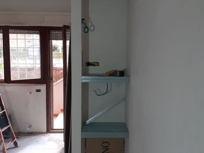 Archisio - Mani Srl Ristrutturazini - Progetto Living roma zona madonnetta