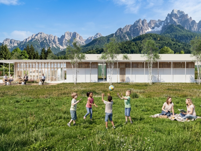 Archisio - Bortoluzzi Associati Enrico Bortoluzzi Architetto - Progetto Centro sportivo a belluno