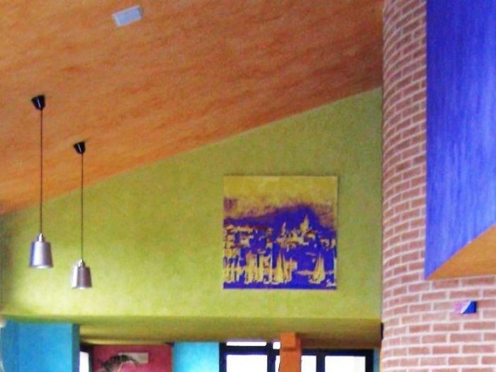 Archisio - Antonella Liguori Architetto - Progetto Una pizzeria colorata