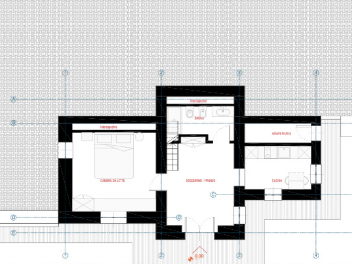 Archisio - Mint Studio Associato Di Architettura - Progetto Casa per vacanze costiera amalfitana