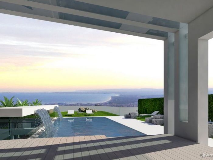 Archisio - Gilles Patrice Arch Todaro - Progetto Villa panoramica di lusso con piscina