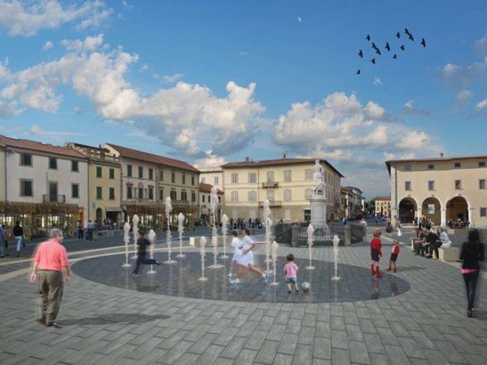 Archisio - B P Architetti - Progetto Piazze del capoluogo monsummano terme