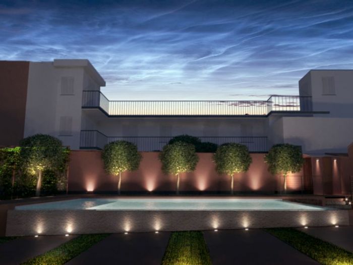 Archisio - Vincenzo Bonarrigo - Progetto Progetto piscina a sfioro e organizzazione esterna