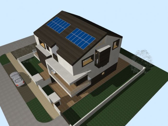 Archisio - Glagabriele Lottici Architetto - Progetto Casa per due famiglie