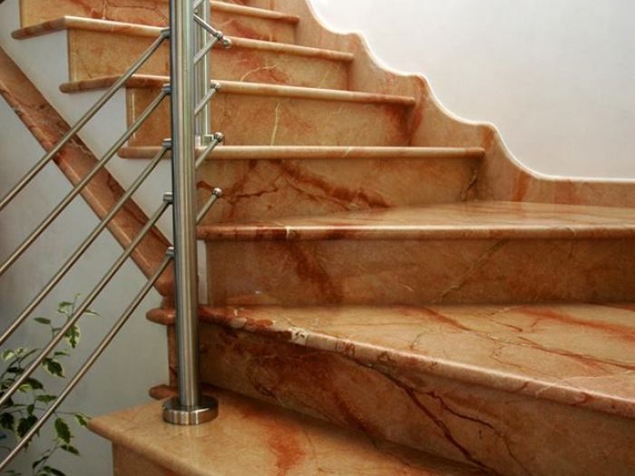 Archisio - Carpenteria Fabbro Alma - Progetto Marmo per scale