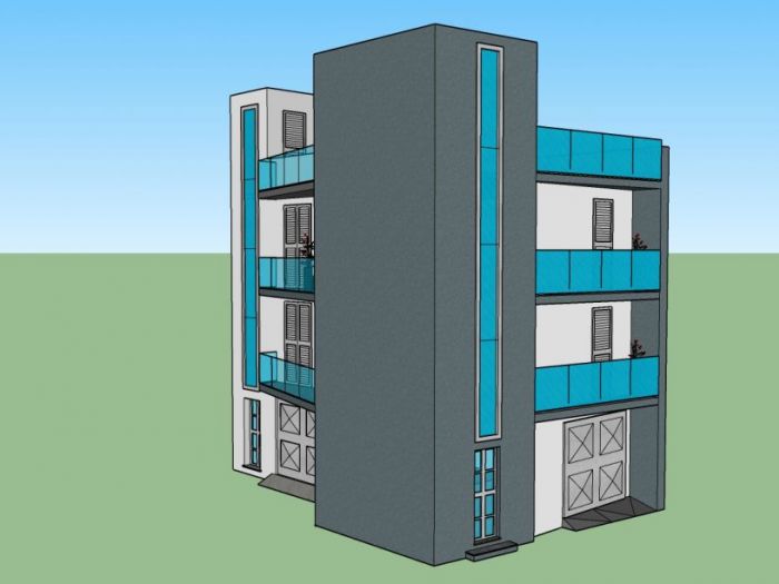 Archisio - Nicol Titone - Progetto Abitazione 3d