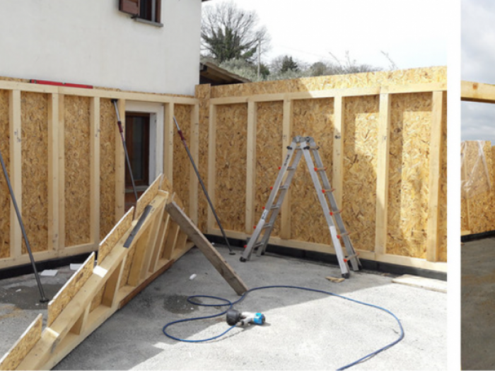 Archisio - Giuliano Mancini - Progetto Case e strutture in legno x-lam o telaio km 0