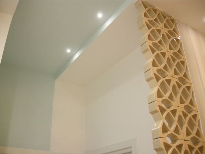 Archisio - Domenico Sforza - Progetto Inside on the seaLavori di manutenzione straordinaria arredamento e nuova illuminazione di un monolocale nella zona di san giorgio torre a mare