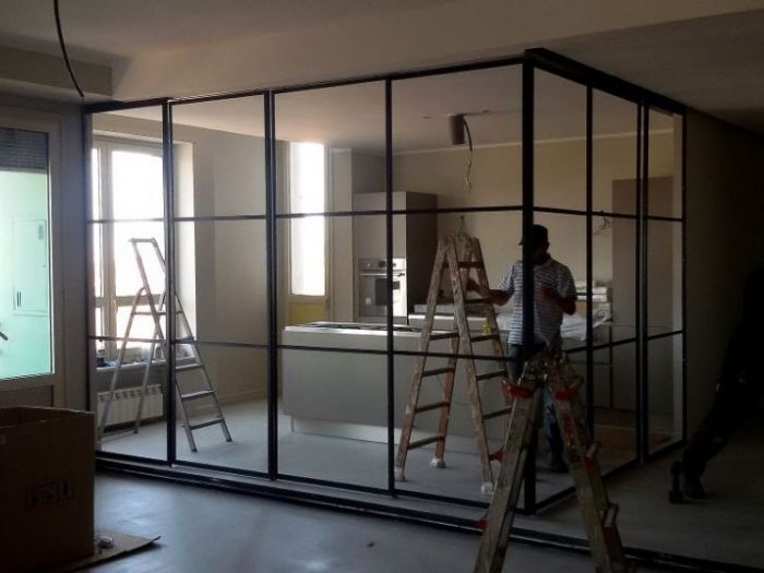 Archisio - Orangeri - Progetto Pareti divisorie