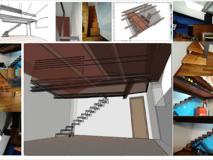 Archisio - Monica De Amicis - Progetto Interior design - soppalco