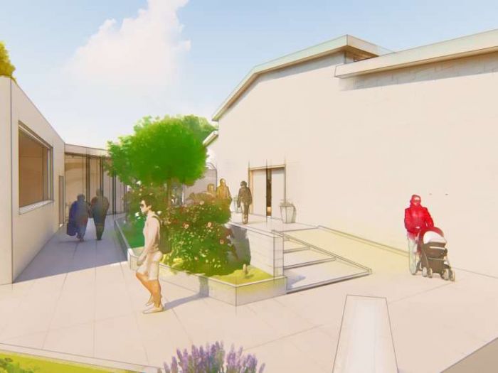 Archisio - Andrea Sorci Natural Living - Progetto Ipotesi progetto di ripristino di un capannone a borghetto flaminio rm per la sede museale della fondazione