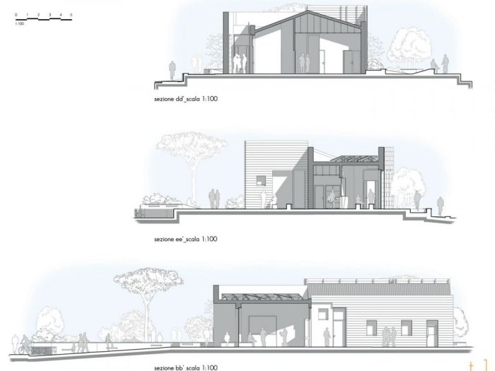 Archisio - Studio Ferretti - Progetto Ufficio postale tergu