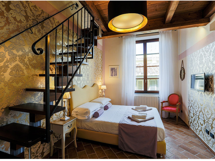 Archisio - Alessandra Fagnani Architetto - Progetto Interior design e decorazione delle pareti di un appartamento storico