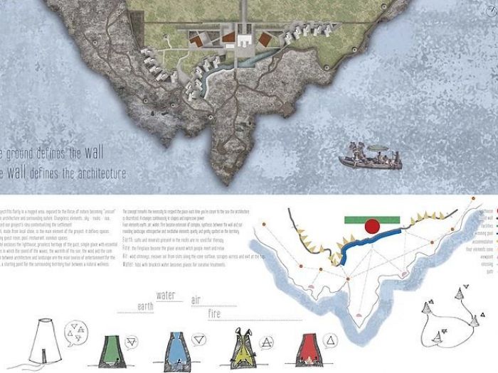 Archisio - Studio Bugna - Progetto Concorso lighthouseSea-hotel - siracusa