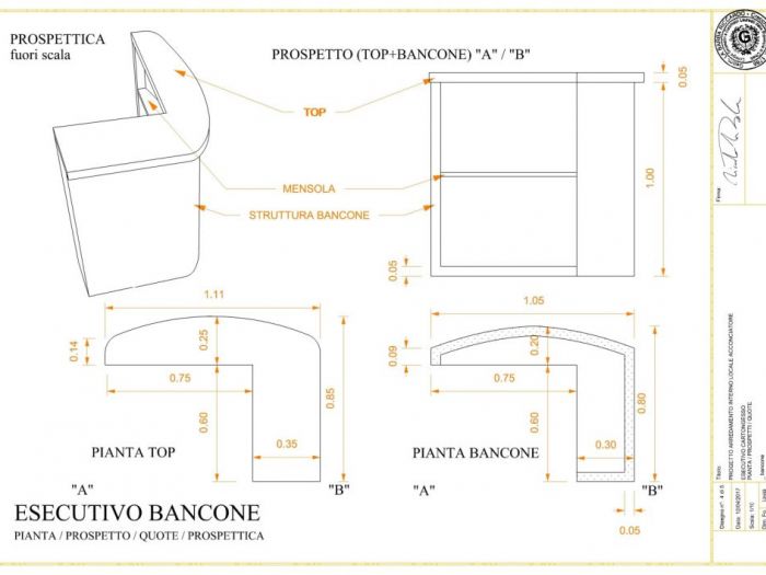 Archisio - Riccardo La Barba - Progetto Negozio parrucchiera