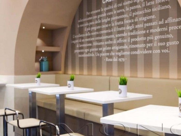 Archisio - Mondi Design - Progetto Cremeria rosa