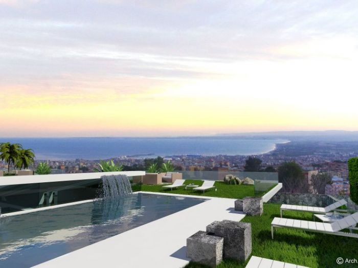 Archisio - Gilles Patrice Arch Todaro - Progetto Villa panoramica di lusso con piscina