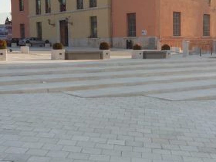 Archisio - Marmi Bizzarro - Progetto Piazza luigi sodo cerreto sannita