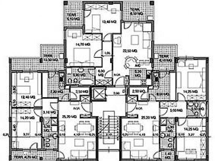 Archisio - Ruggero Lenci - Progetto Alloggi per gli iacp trieste