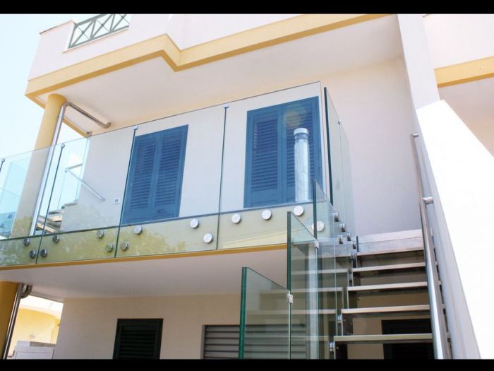 Archisio - Vetreria Calasso - Progetto Scale ringhiere e sabbiatura