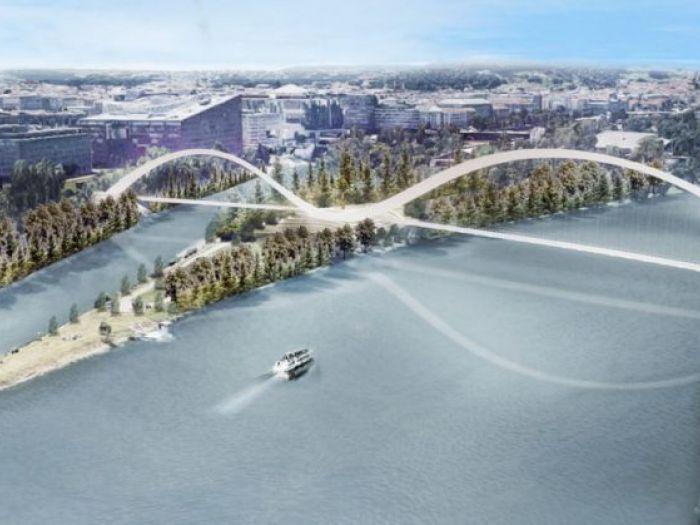 Archisio - Davide Coluzzi Daz Architect - Progetto Bridge in prague