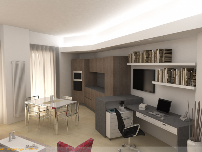 Archisio - Daniele Campolungo - Progetto Appartamento roma