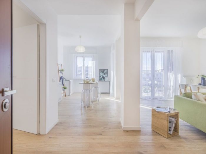 Archisio - Eukalipto Studio - Progetto Home staging completo con servizio fotografico immobiliare su immobile vuoto - trilocale gorla